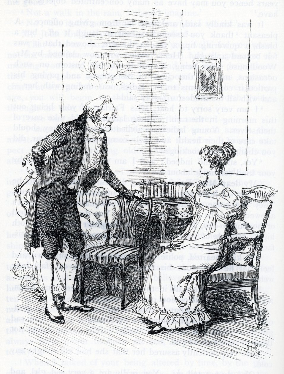 Jane Fairfax (illustratie) door Hugh Thomson