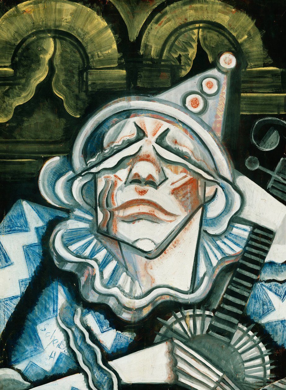De clown door Hugo Scheiber