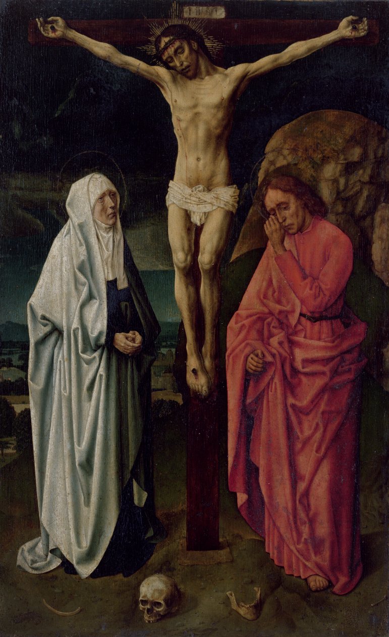 De Kruisiging (paneel) door Hugo van der Goes