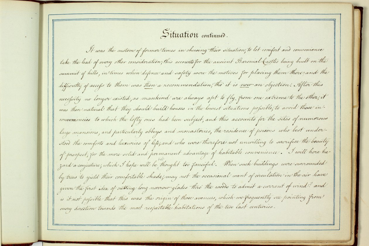 Rood Boek: Welbeck door Humphry Repton