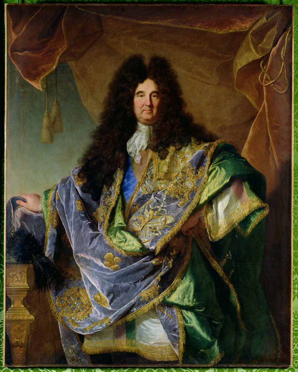 Portret van Philippe de Courcillon (1638-1720) Markies de Dangeau, 1702 door Hyacinthe Francois Rigaud
