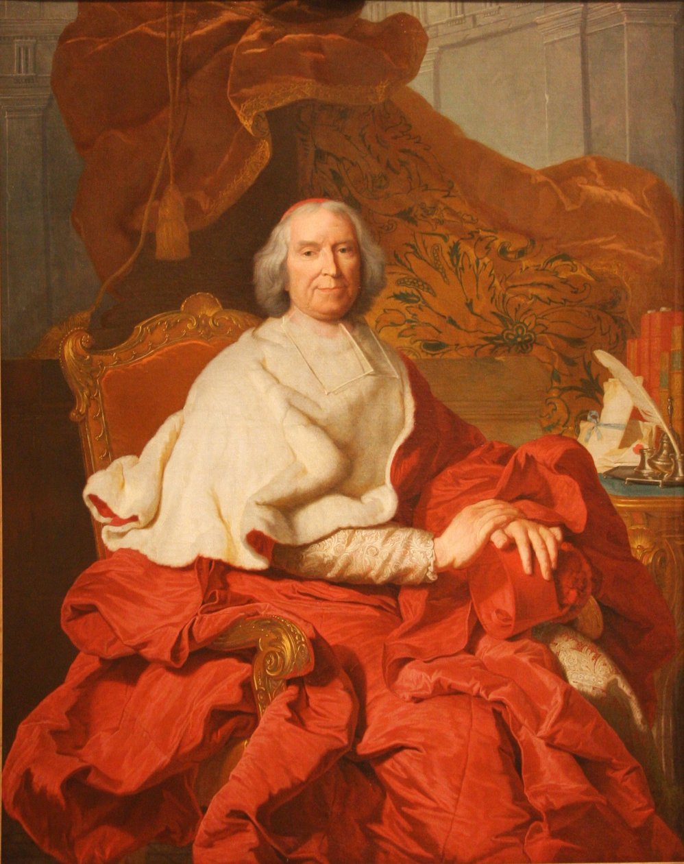 Kardinaal de Fleury door Hyacinthe Francois Rigaud