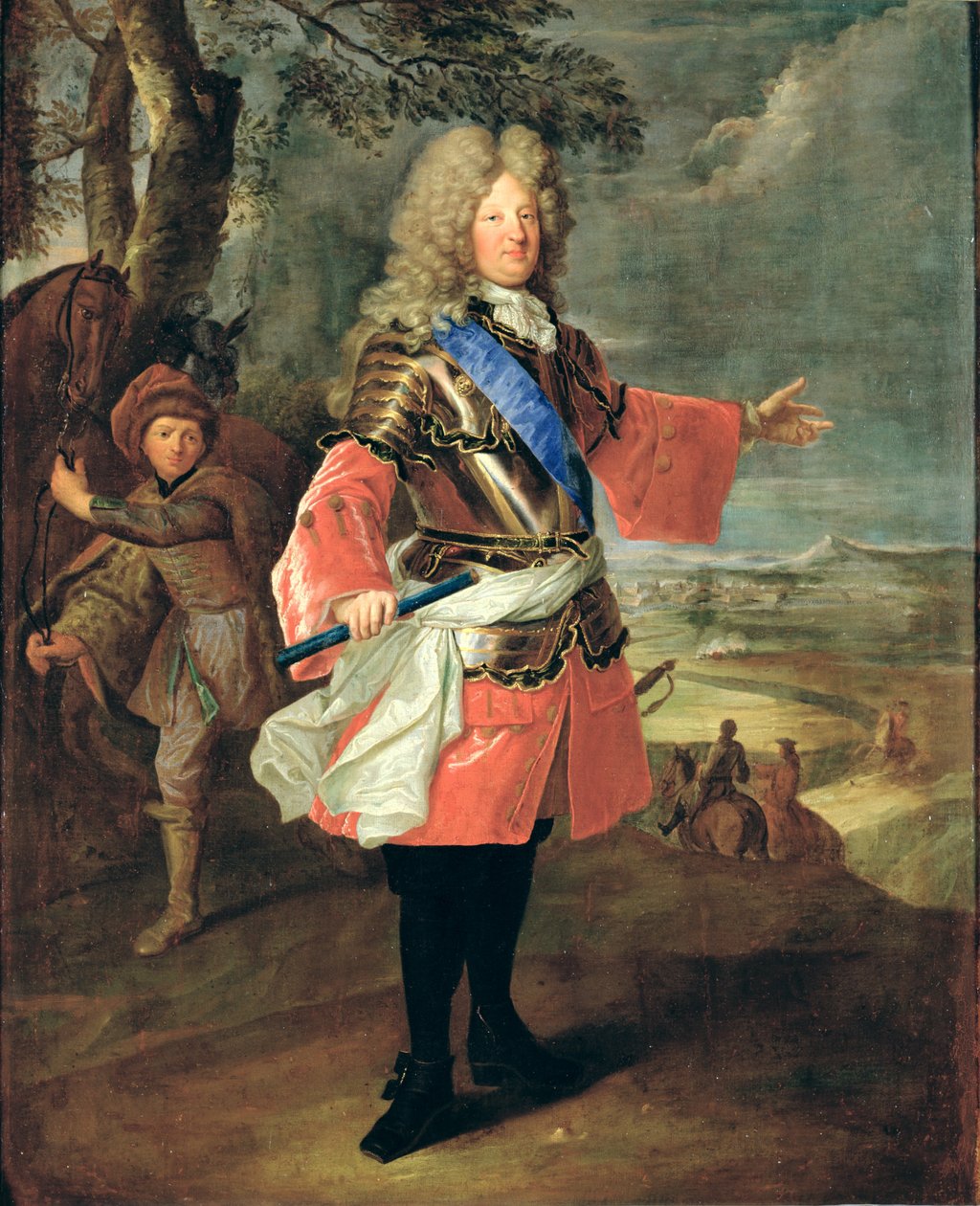 Louis de France (1661-1711) Le Grand Dauphin, 1697 door Hyacinthe Francois Rigaud