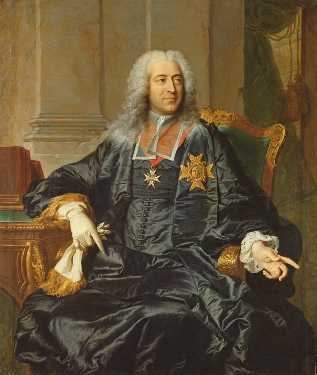 Marc-Pierre de Voyer-de-Paulmy, Graaf van Argenson door Hyacinthe Francois Rigaud