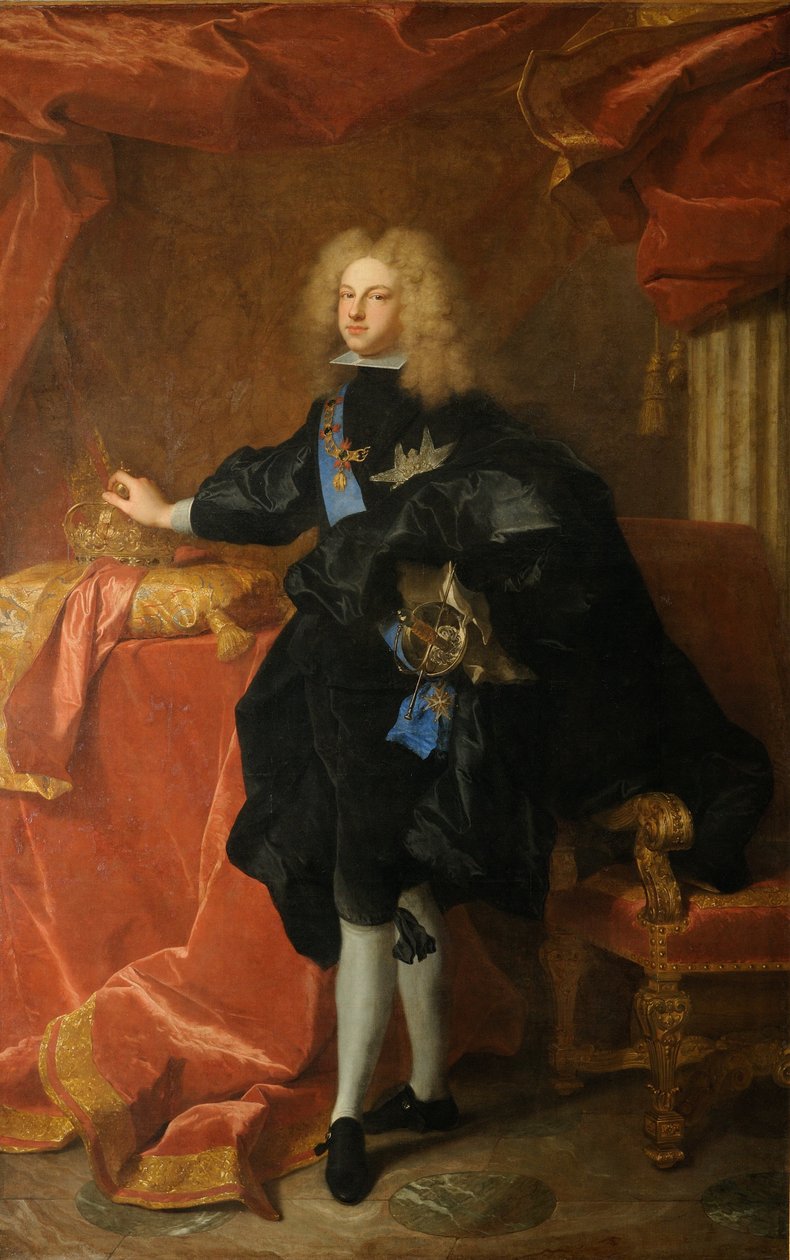 Filips V, koning van Spanje (1683-1746) door Hyacinthe Francois Rigaud