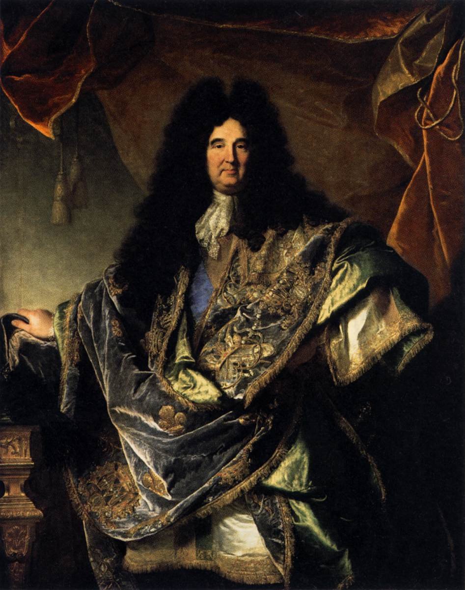 Portret van Phillippe de Courcillon door Hyacinthe Francois Rigaud