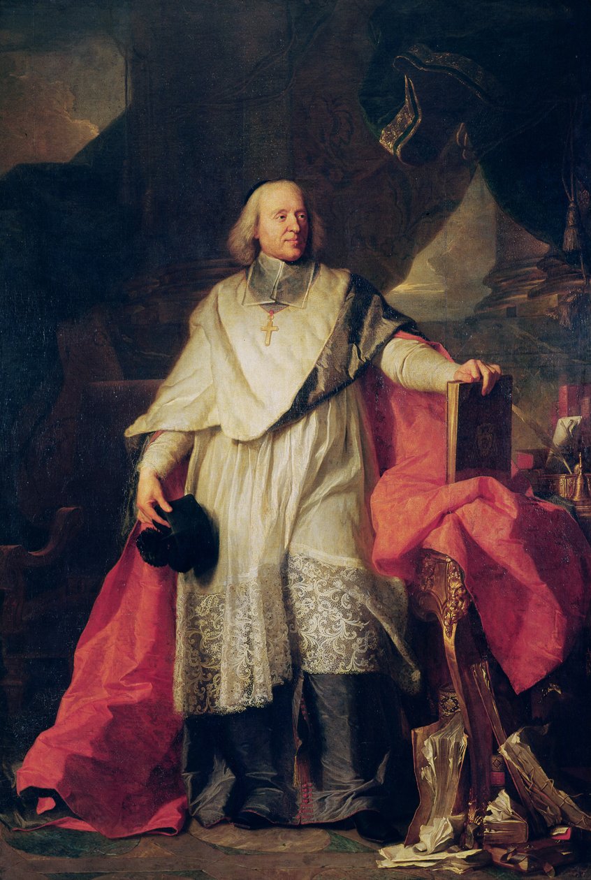 Jacques-Benigne Bossuet (1627-1704) 1702 door Hyacinthe Francois Rigaud