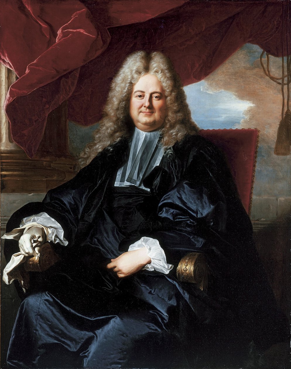 Portret van Barthélemy Jean-Claude Pupil door Hyacinthe Francois Rigaud