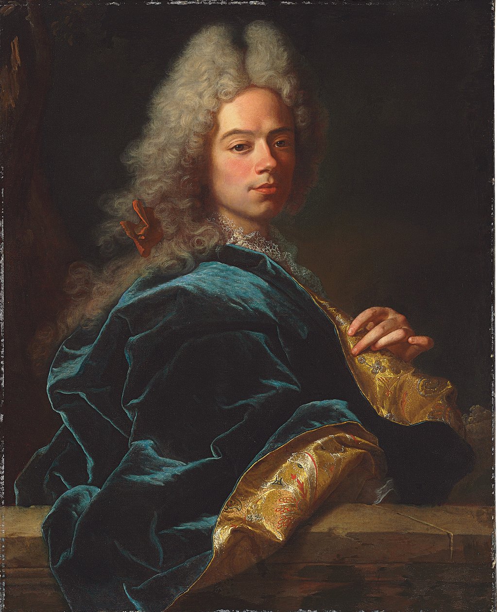 Portret van Jean-Louis de Roll-Montpellier door Hyacinthe Francois Rigaud