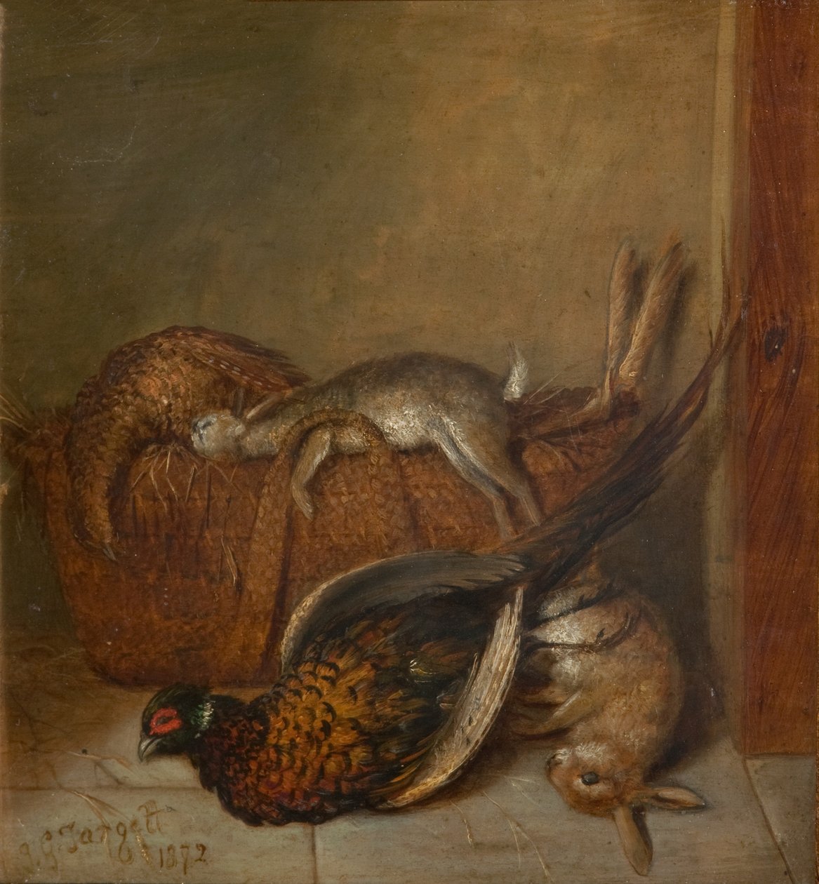 Stilleven, 1872 door I. G. Tarquett