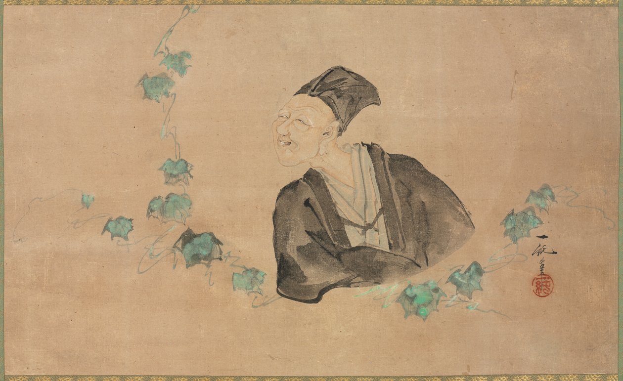 Portret van Basho door Ichijun