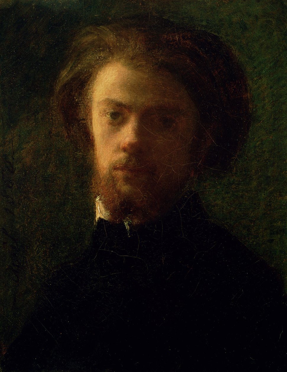 Zelfportret door Ignace Henri Jean Fantin Latour