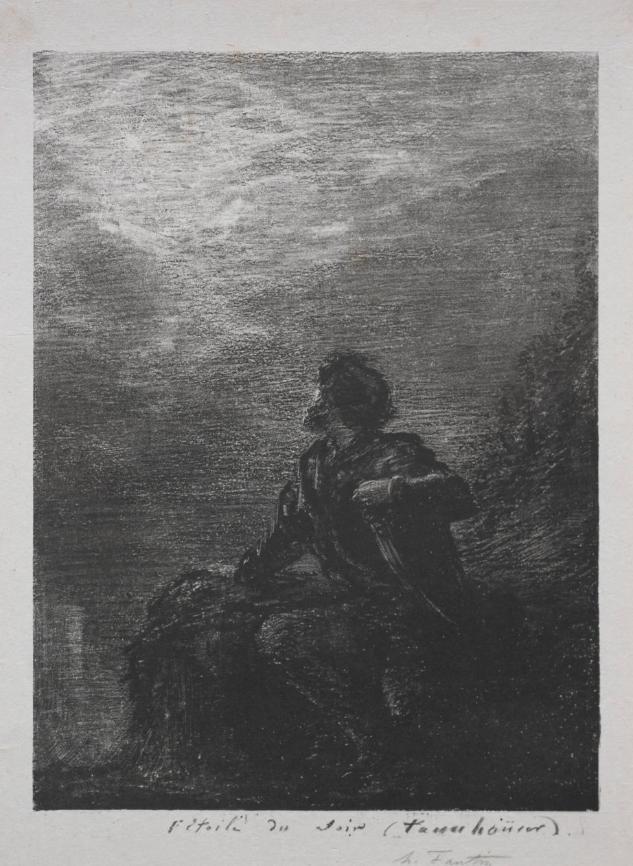 De Avondster, 1877 door Ignace Henri Jean Fantin Latour