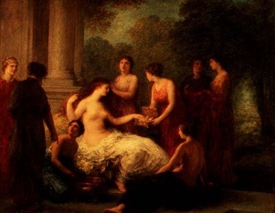 De Toilette van Venus door Ignace Henri Jean Fantin Latour
