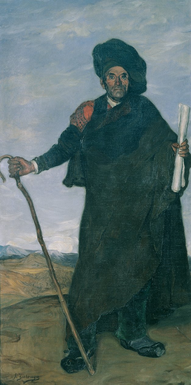 De volksdichter Don Miguel van Segovia door Ignacio Zuloaga