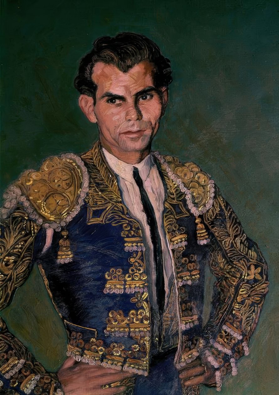 Domingo Ortega 1945 – Detail door Ignacio Zuloaga y Zabaleta