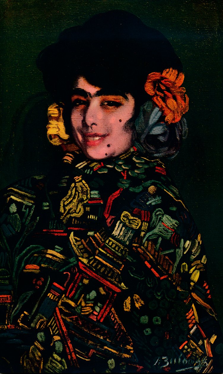 Spaanse meisje, 1907, 1932 door Ignacio Zuloaga y Zabaleta