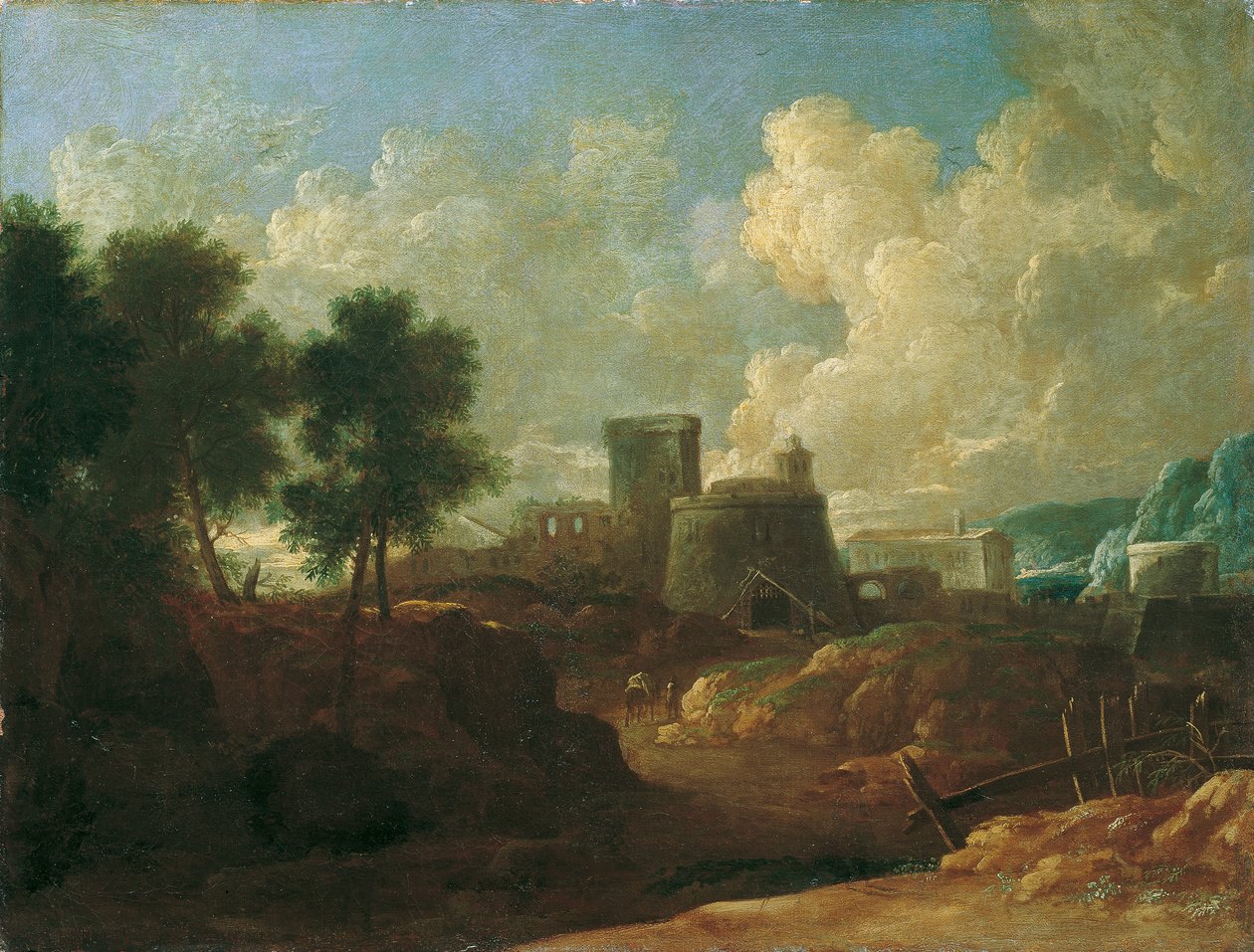 Rivierlandschap door Ignaz Flurer