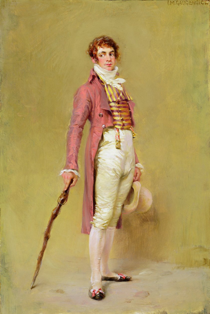 De Dandy, 1905 door Ignaz Marcel Gaugengigl