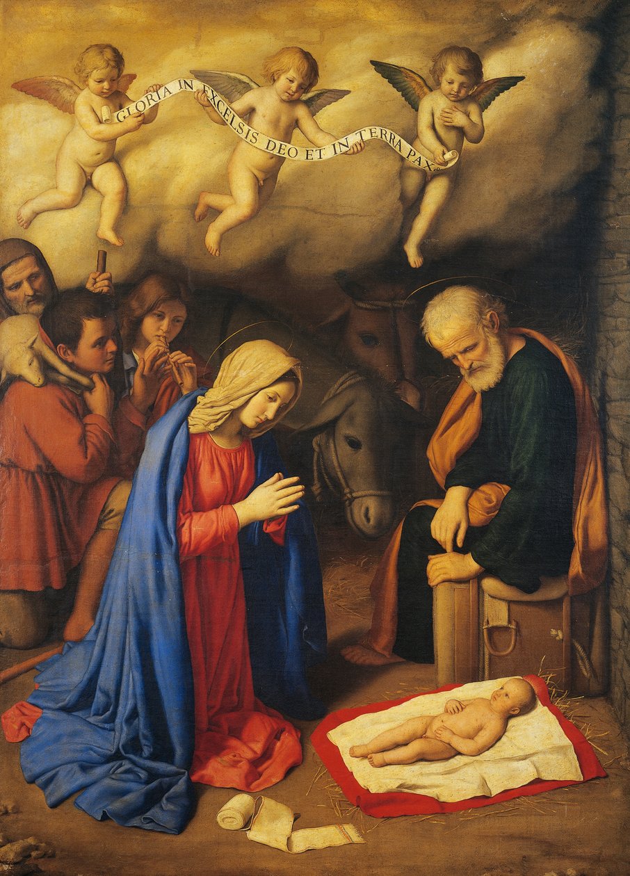 Aanbidding van de herders door Il (1609 85) Sassoferrato