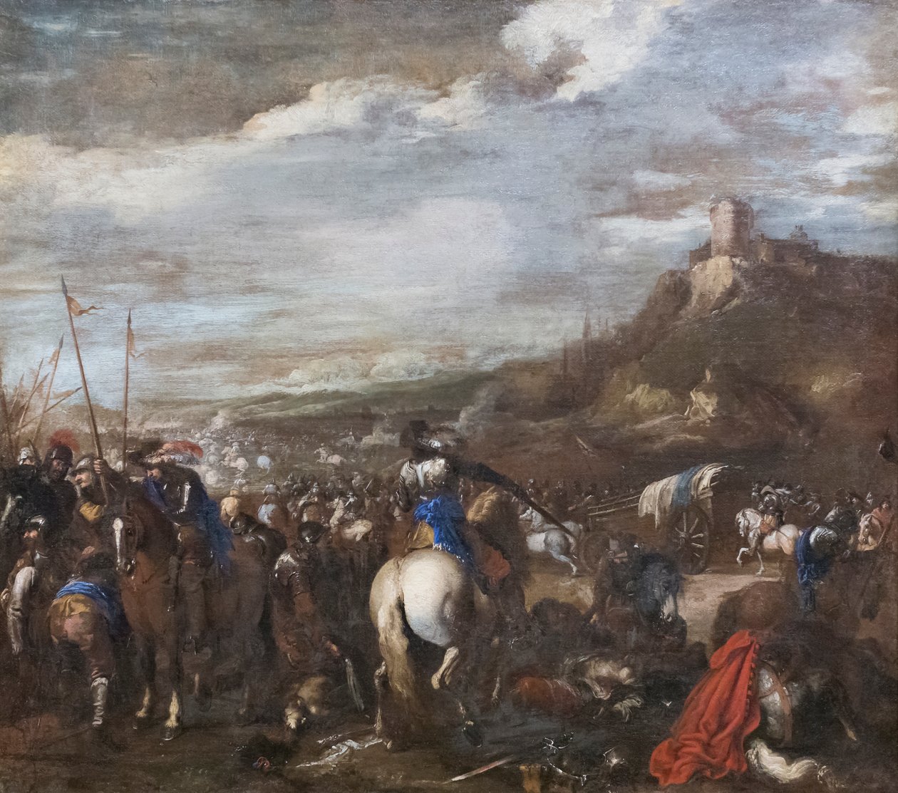 Slag door Il Borgognone (1628 79)
