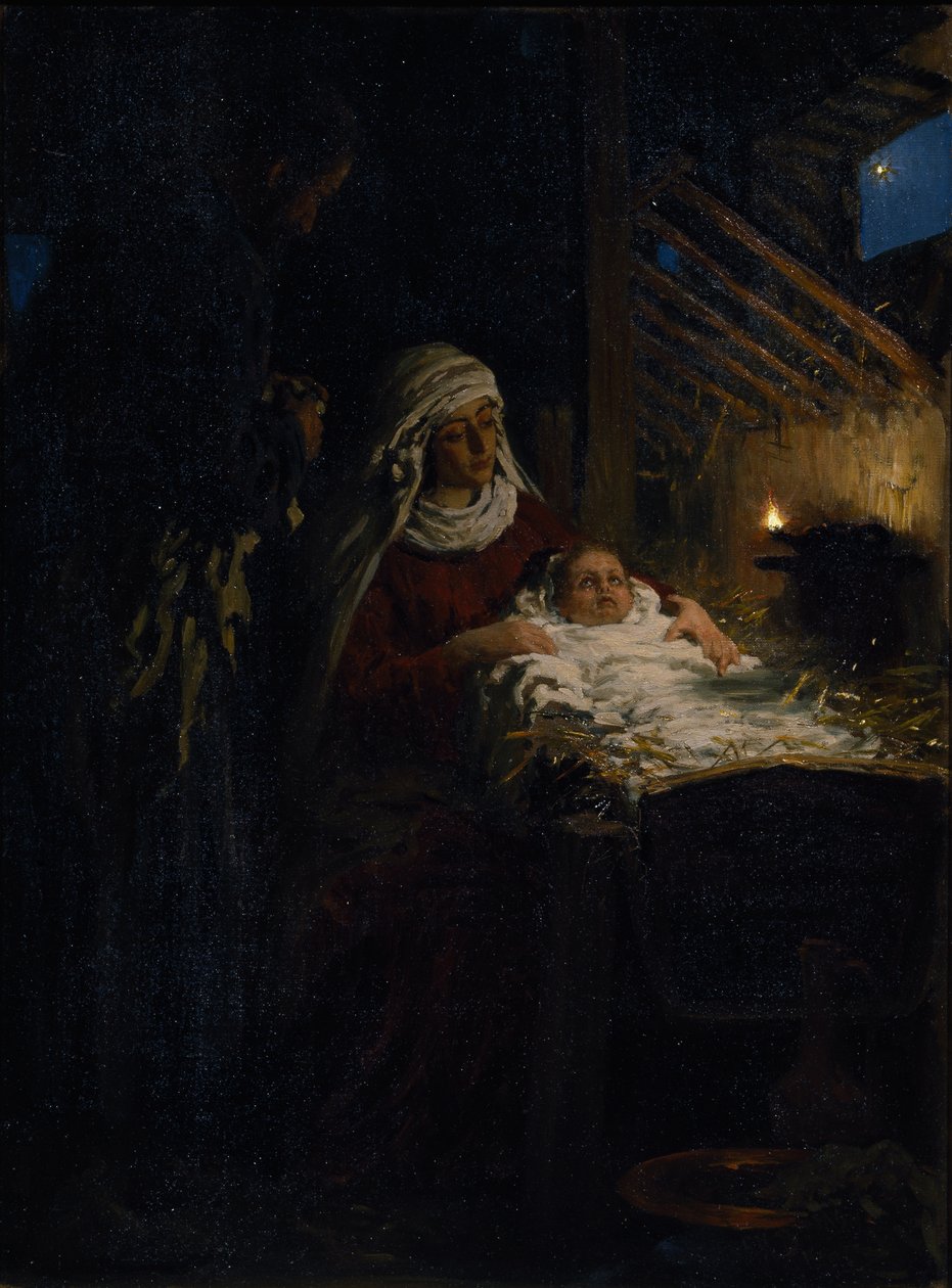 Geboorte door Ilya Efimovich Repin