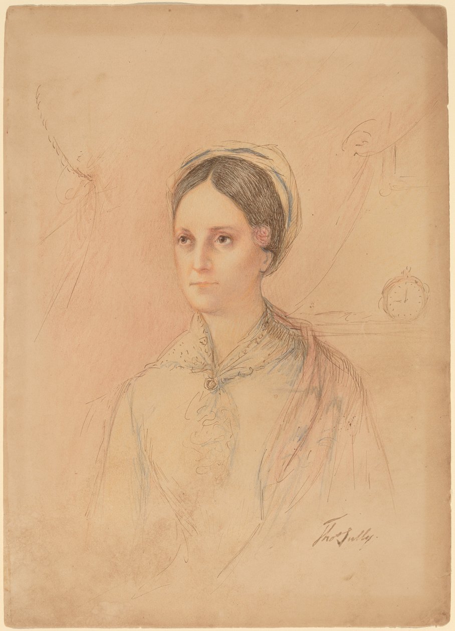 Sarah Jane Mellon door Imitator of Thomas Sully
