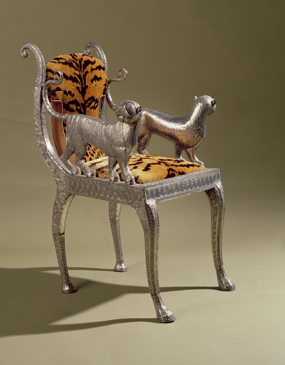 Fauteuil, Indiaas, 19e eeuw door Indian School
