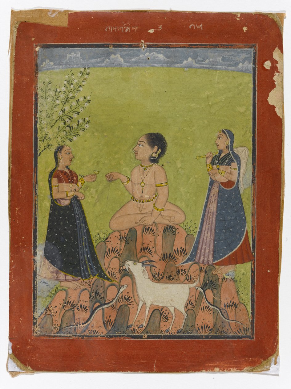 Malkos Raga, c.1735-40 door Indian School