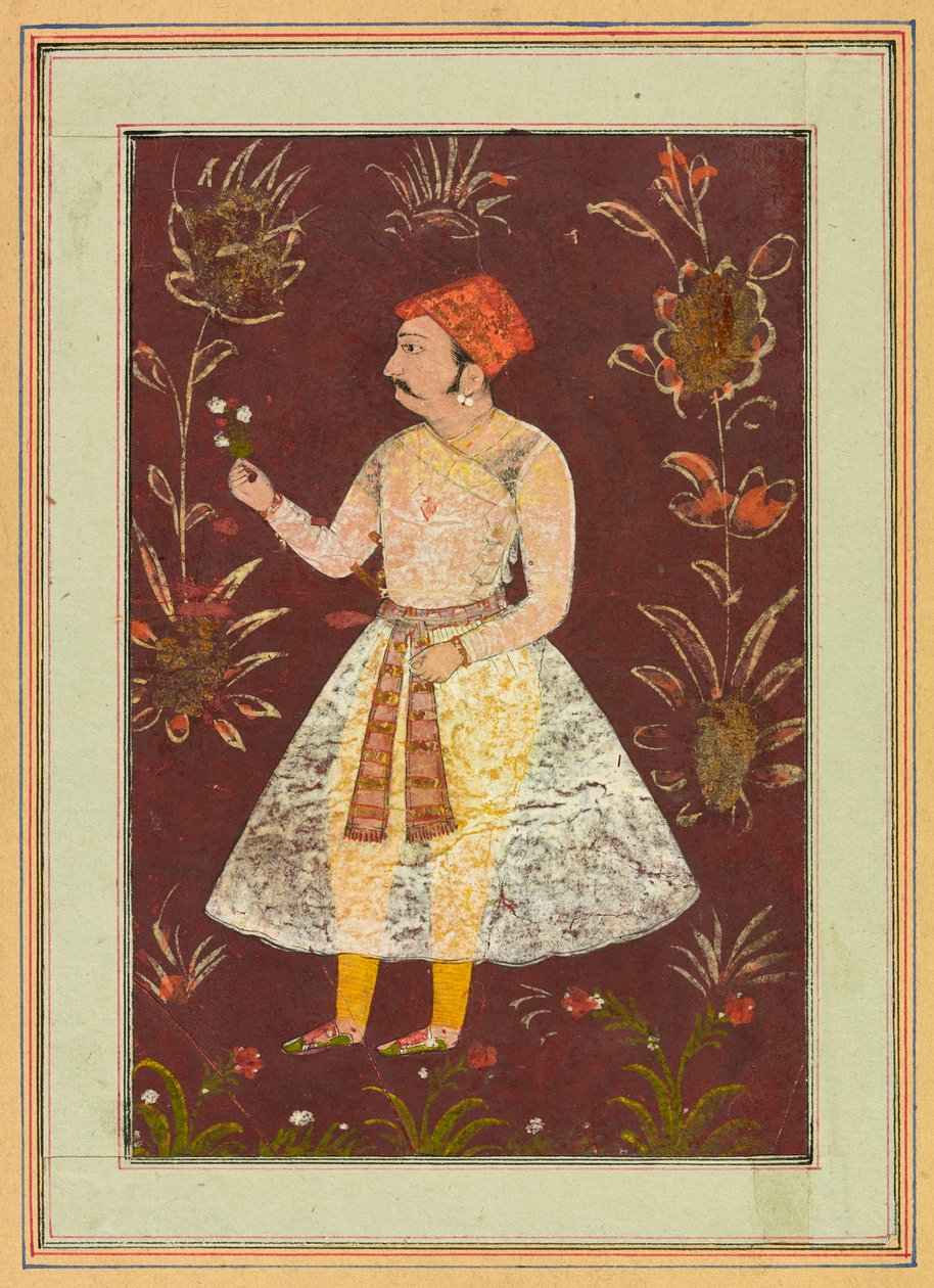 Een Rajput edelman, c.1630-1640 door Indian School