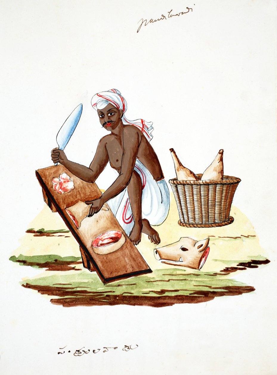 Slager door Indian School