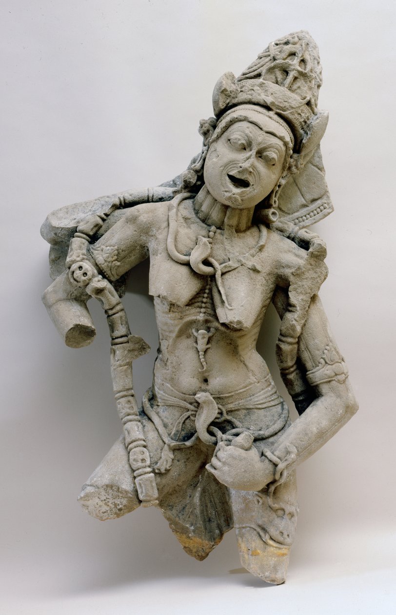 Chamunda, Hinglajgarh cultuur, 1000 AD door Indian School