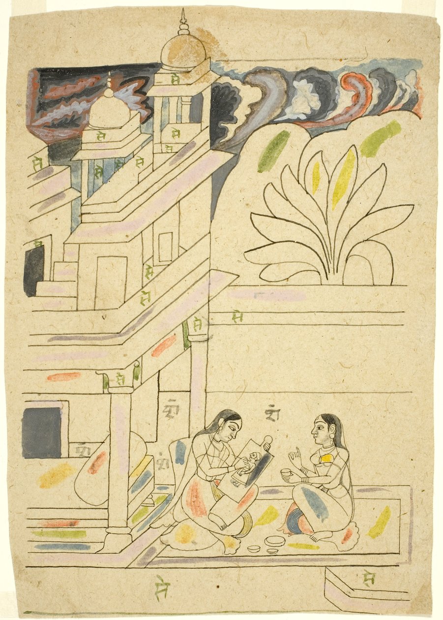 Dhanasri Ragini door Indian School