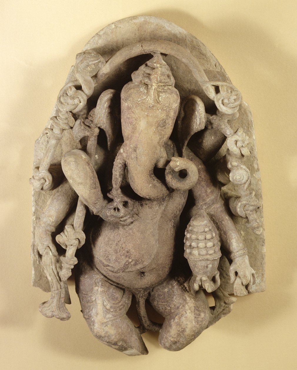 Beeld van Ganapati, Chandella-dynastie door Indian School