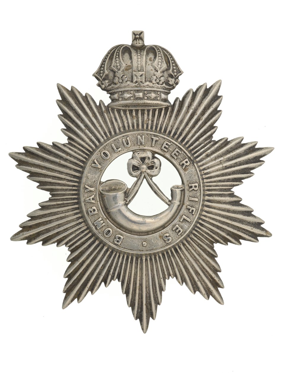 Helmteken, Bombay Volunteer Rifles, 1877-1901 door Indian School