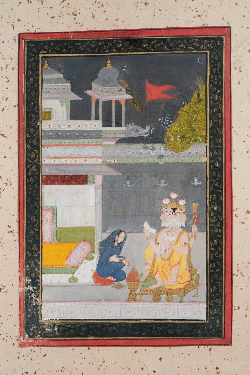Khambhavati Ragini, ca. 1790 door Indian School