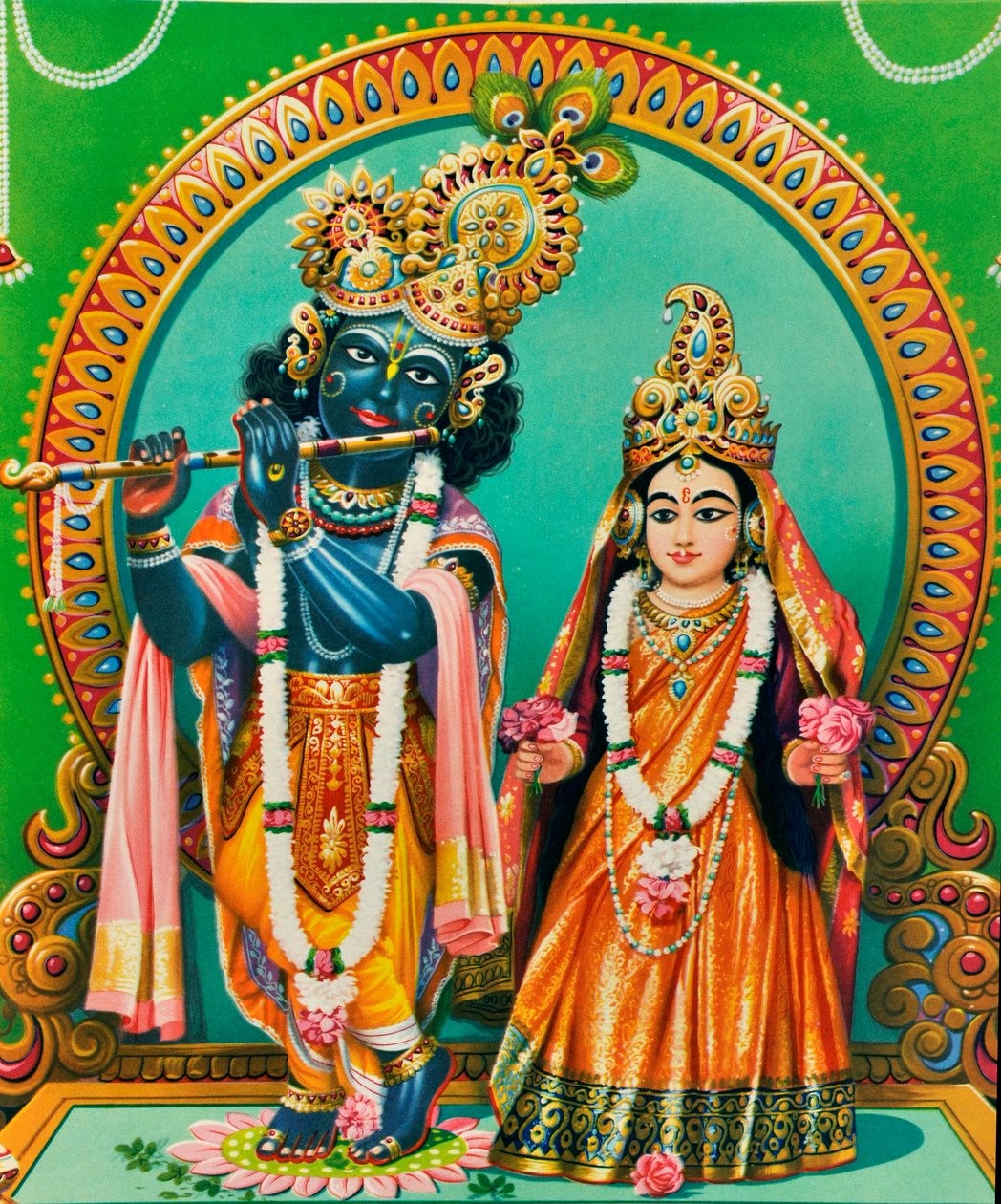 Krishna door Indian School