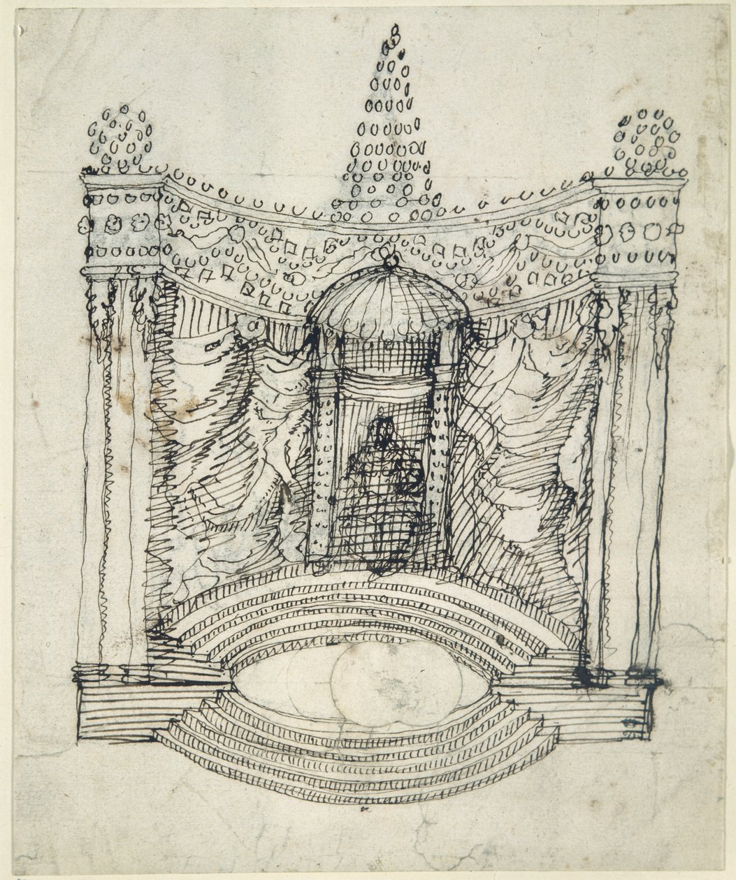 Een troon door Inigo Jones