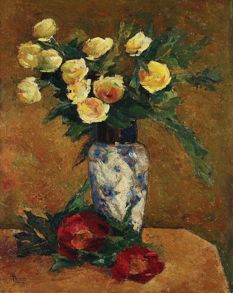 Gele rozen door Ion Theodorescu Sion