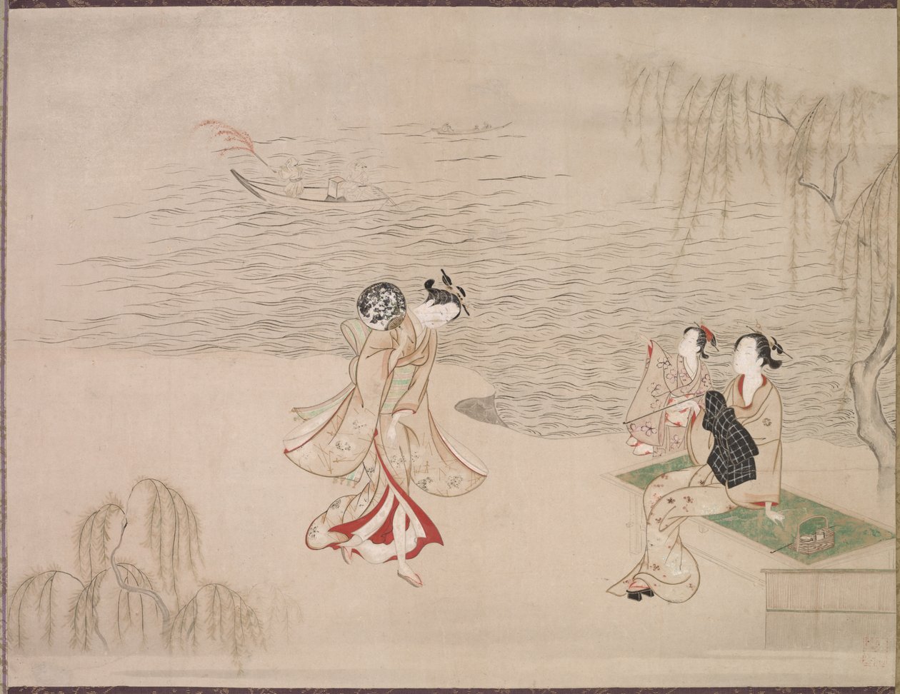 Schoonheden aan de Kust door Ippitsusai Bunchō