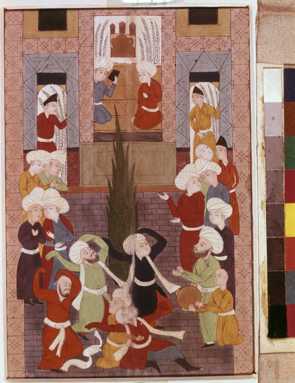 De dans van de derwisj door Iranian School
