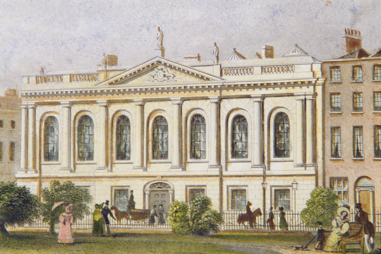 Het College van Chirurgen, Dublin door Irish School