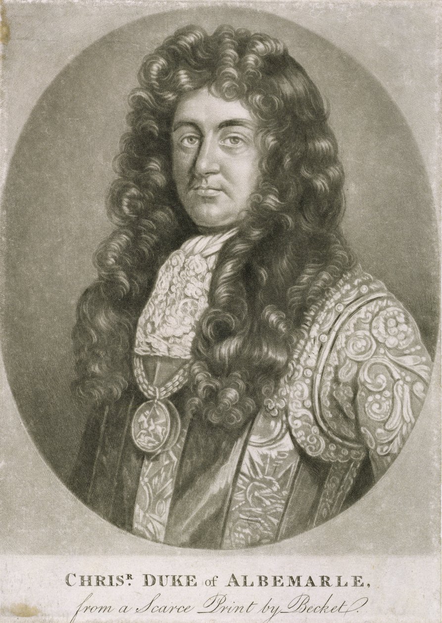 Christopher Monck, 2e Hertog van Albemarle (1653-88) door Isaac Becket