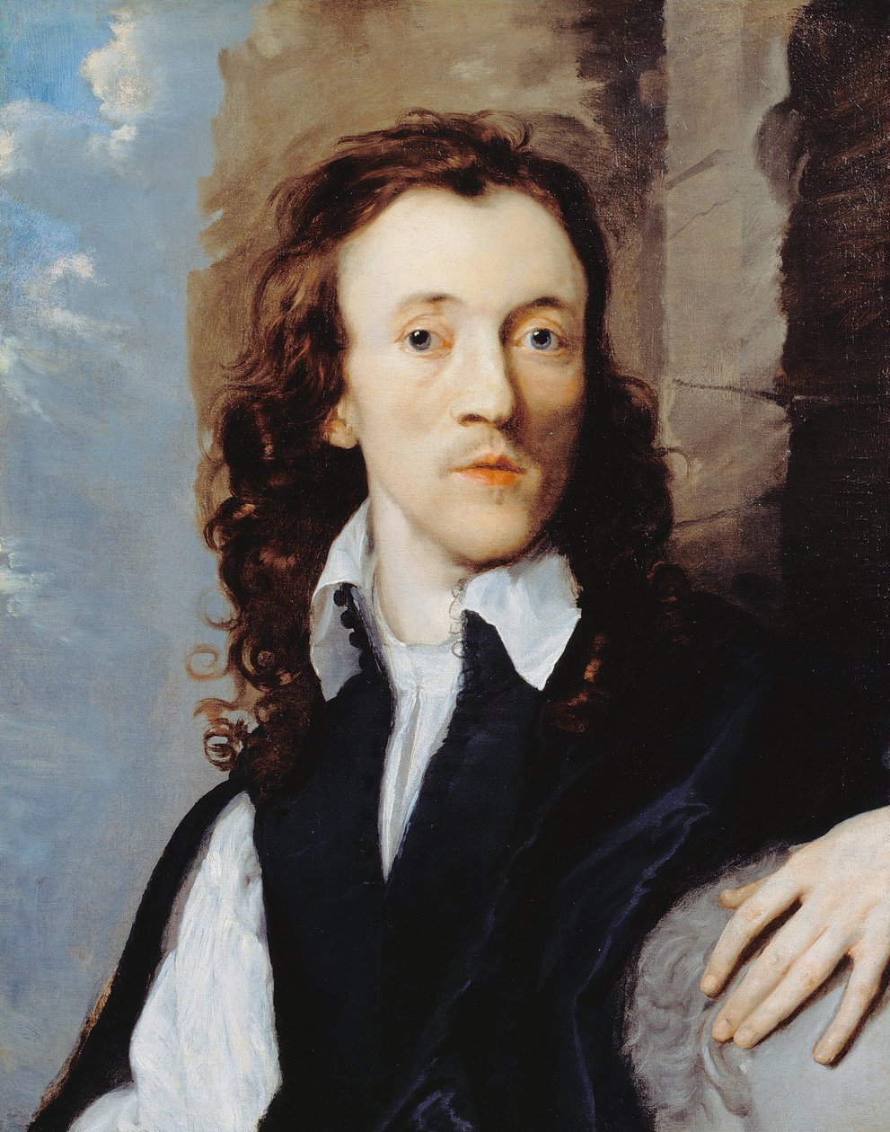 Portret van een man door Isaac Fuller