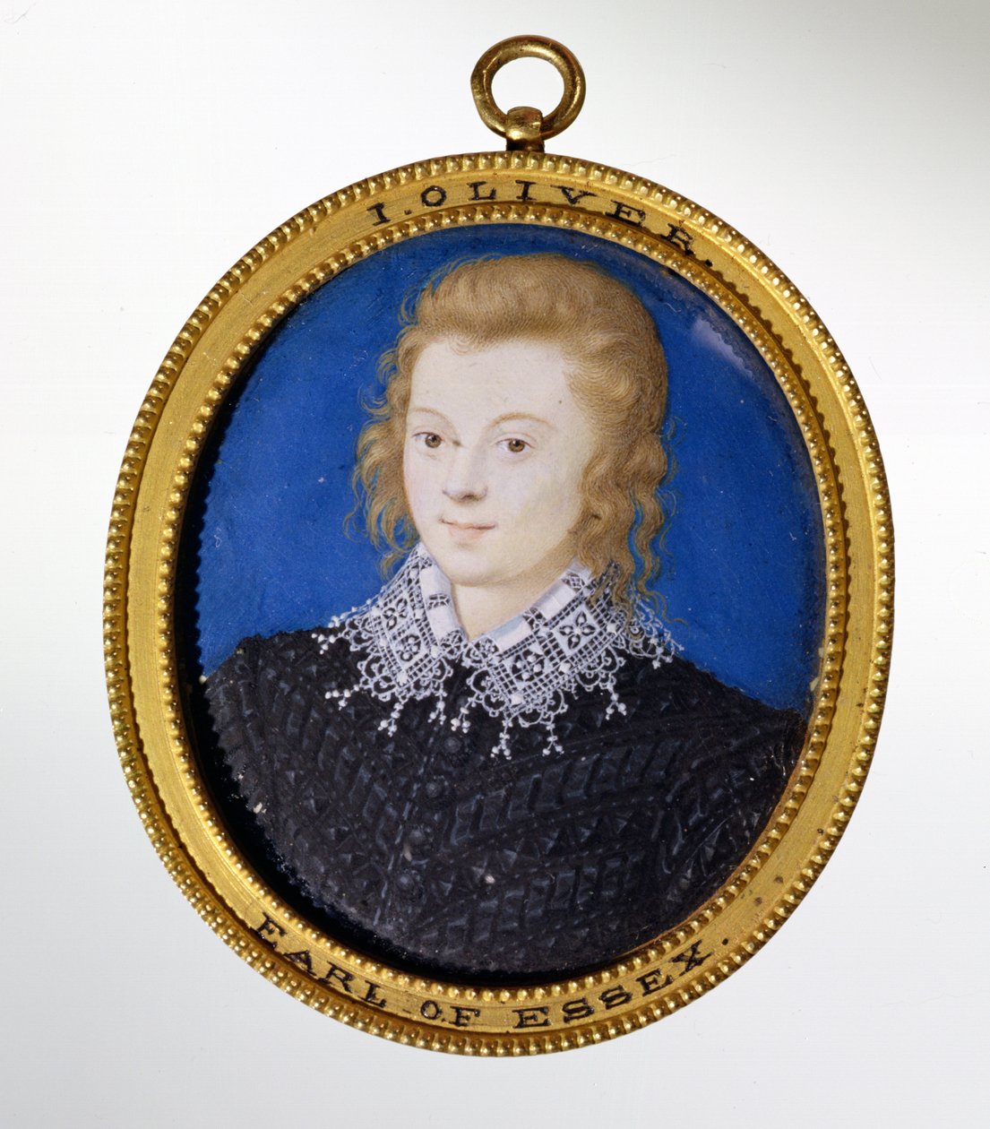 Portret van Robert Devereux, Graaf van Essex (1567-1601) door Isaac Oliver