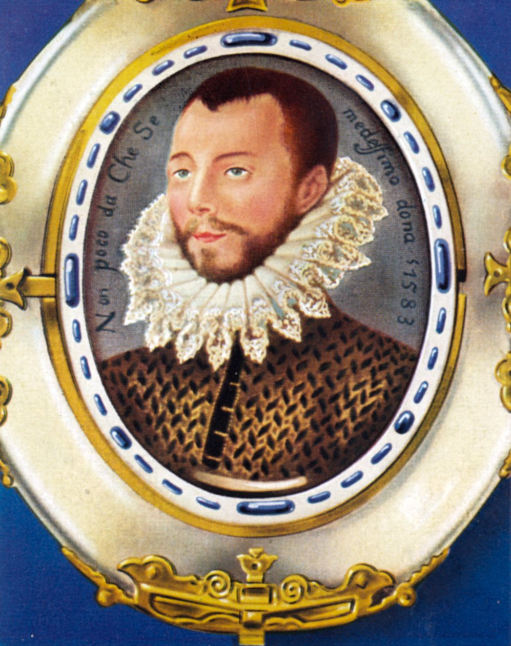 Filips II Koning van Spanje door Isaac (after) Oliver