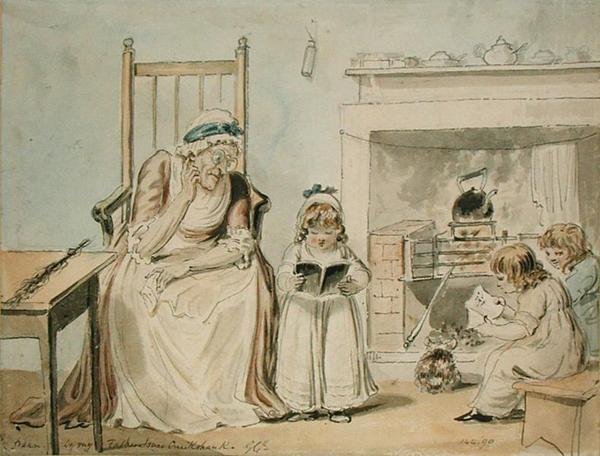 Een Dameschool door Isaac Cruikshank