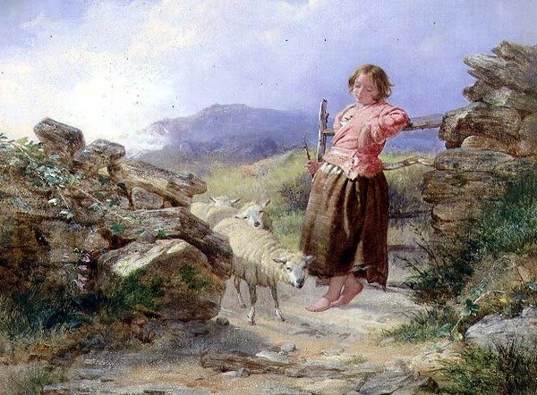 Het kleine herderinnetje door Isaac Henzell