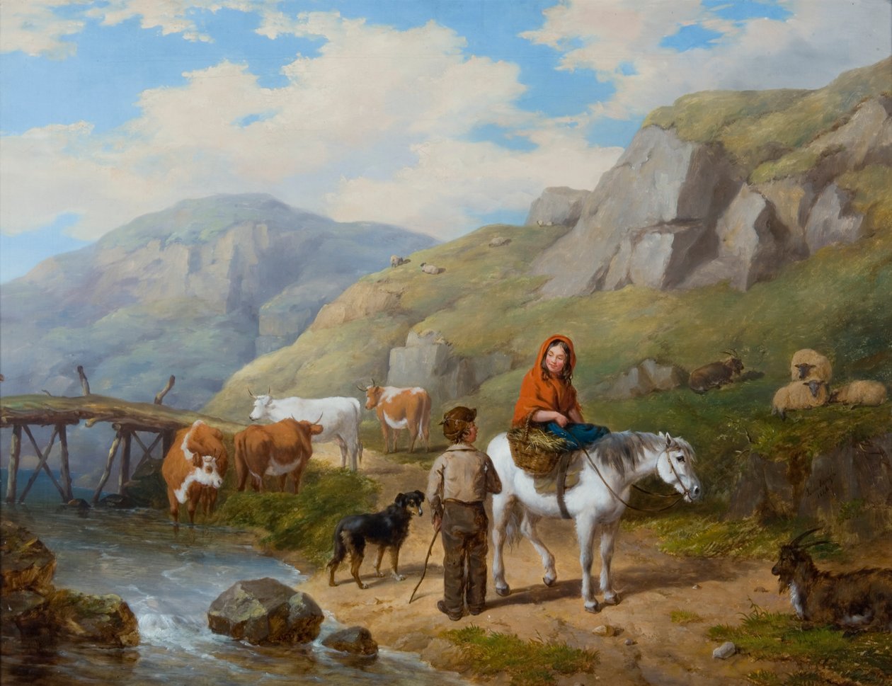 Wegkant roddel, 1846 door Isaac Henzell
