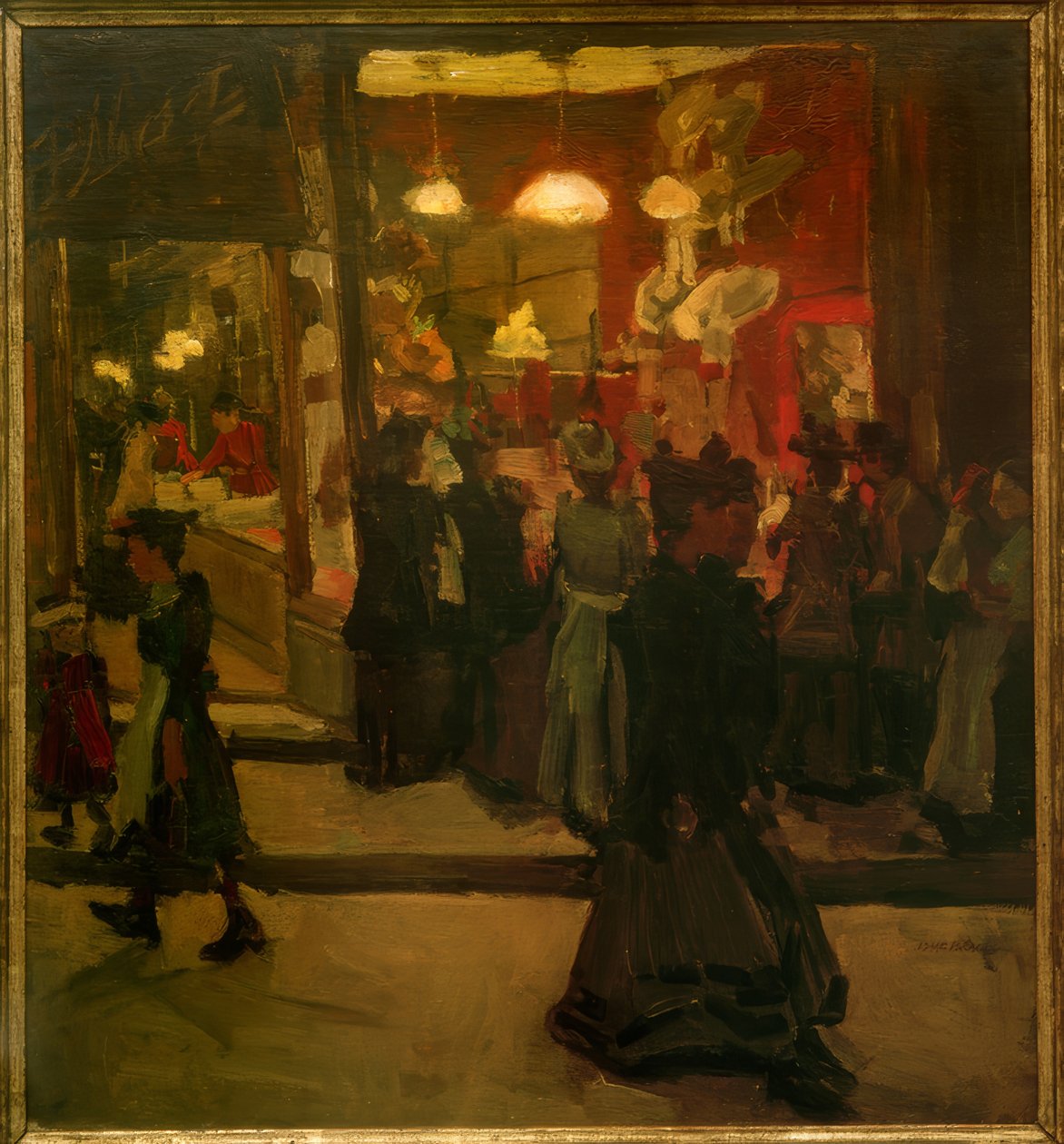 Hoedenwinkel Mars in Amsterdam door Isaac Israels